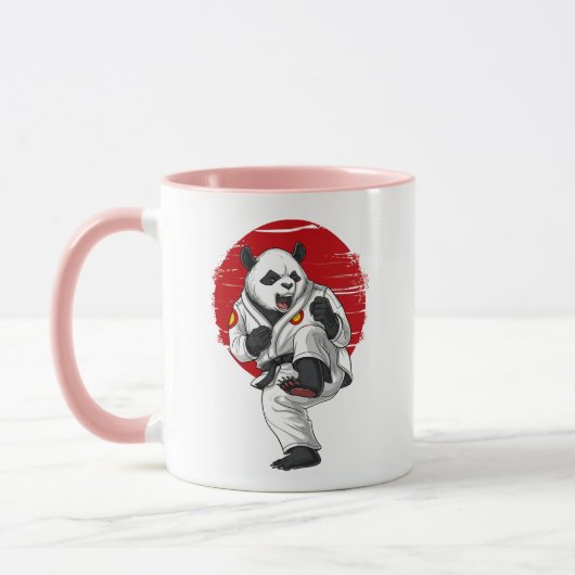 Panda Bear Karate Tasse (Links)