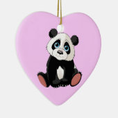 Panda Bear Keramik Ornament (Rechts)