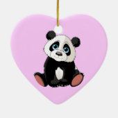 Panda Bear Keramik Ornament (Hinten)