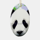 Panda Bear Keramik Ornament (Rechts)