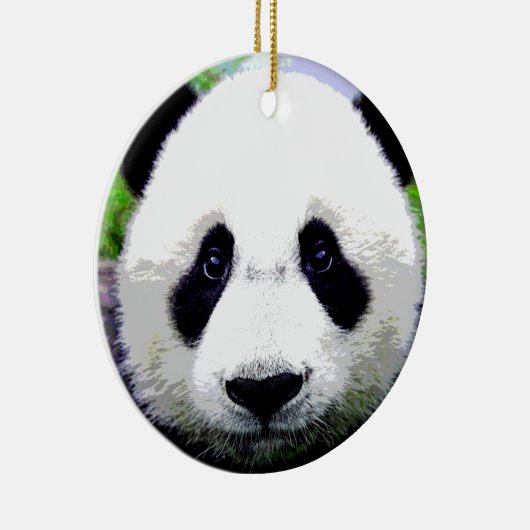 Panda Bear Keramikornament (Rechts)