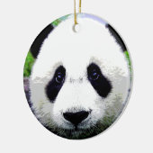 Panda Bear Keramikornament (Links)
