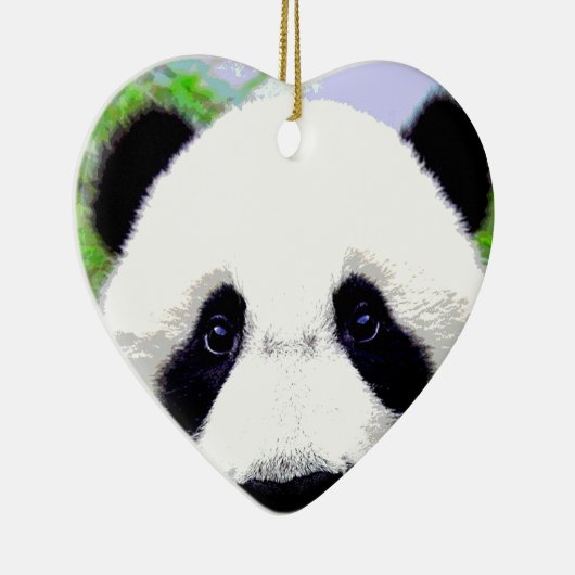 Panda Bear Keramikornament (Rechts)