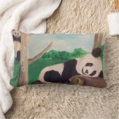 Panda Bear Kids Geschenkkissen personalisieren Lendenkissen (Decke)