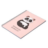 Panda Bear Kid's Niedlich Notizblock (Linke Seite)