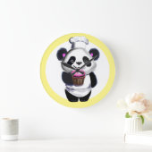 Panda Bear Kinderzimmer Clock Große Wanduhr (Zuhause)