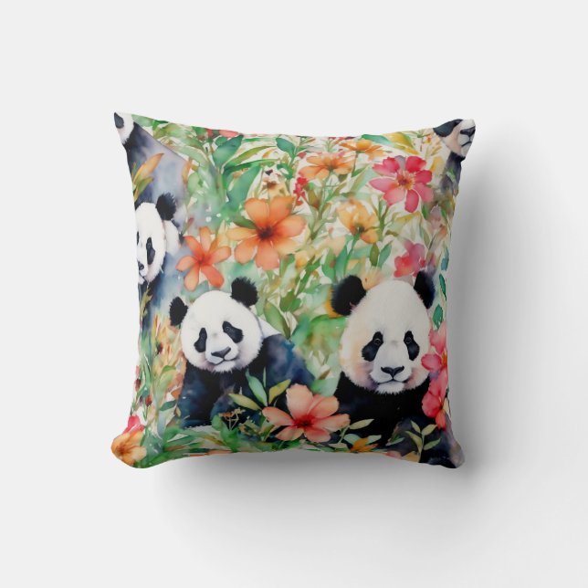 Panda Bear Kissen (Vorderseite)