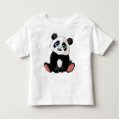 Panda Bear Kleinkind T-shirt (Vorderseite)