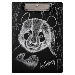 Panda Bear Klemmbrett