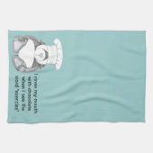 Panda Bear Koch Chocolate Handtuch (Horizontal)