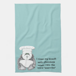 Panda Bear Koch Chocolate Handtuch
