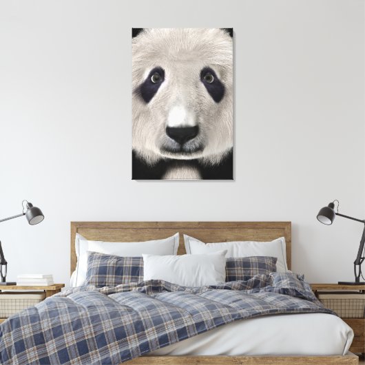 Panda Bear Leinwanddruck (Insitu (Schlafzimmer))