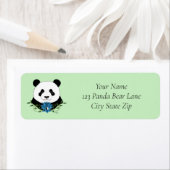 Panda Bear Lotus Blume Blue (Insitu)