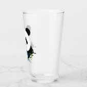 Panda Bear Lotus Blume Blue Glas (Links)