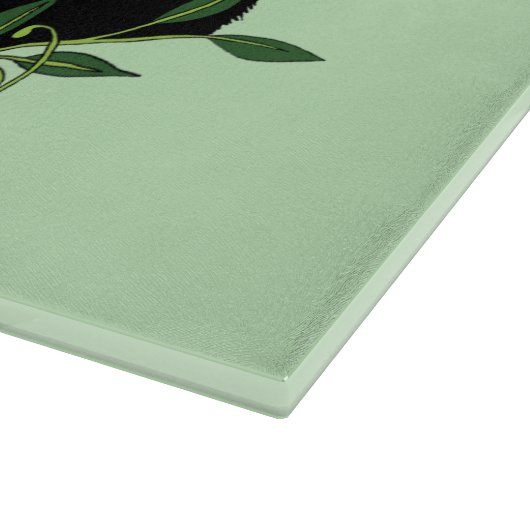 Panda Bear Lotus Blume Blue Schneidebrett (Ecke)