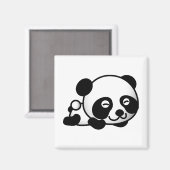 Panda Bear Magnet (Vorderseite/Rückseite)