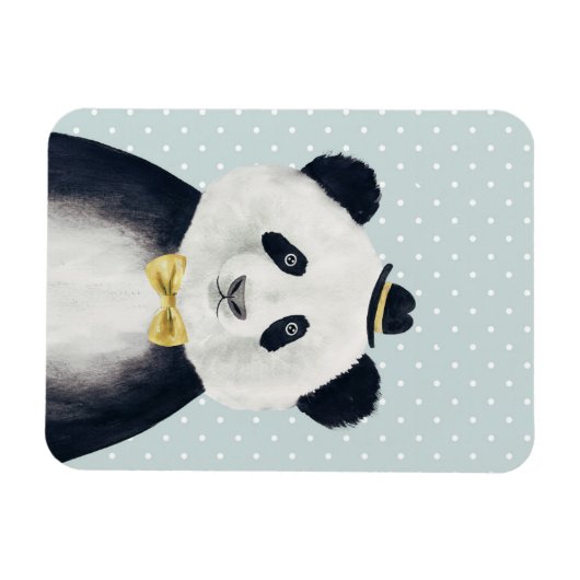 Panda Bear Magnet (Horizontal)