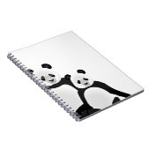 Panda Bear Mama and Cube Notizblock (Rechte Seite)