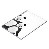 Panda Bear Mama and Cube Notizblock (Linke Seite)