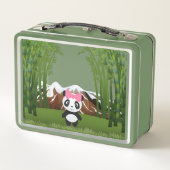 Panda Bear Metall Brotdose (Rückseite)