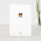 Panda Bear mit Red Balloon Geburtstag Karte (Rückseite)