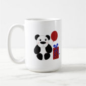 Panda Bear mit Red Balloon Kaffeetasse (Links)
