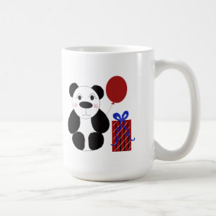 Panda Bear mit Red Balloon Kaffeetasse
