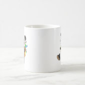 Panda Bear mit Rucksack Kaffeetasse (Mittel)
