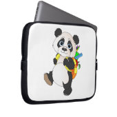 Panda Bear mit Rucksack Laptopschutzhülle (Vorne Rechts)