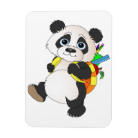 Panda Bear mit Rucksack