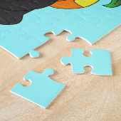 Panda Bear mit Rucksack Puzzle (Seite)