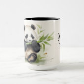 Panda Bear mit Zitat Tasse (Zentrum)