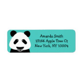 Panda Bear Modern Aquamarin (Vorne)