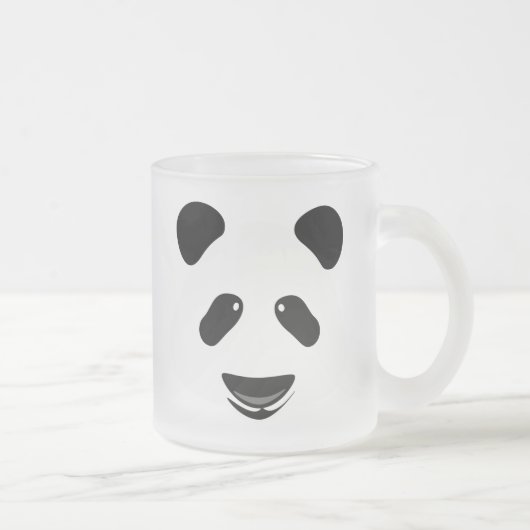 Panda Bear Modern Mattglastasse (Rechts)