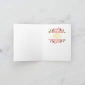 Panda Bear Mother and Baby Mother Day Card Dankeskarte (Innenseite)