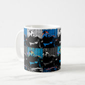 Panda Bear Multipanel Modernes Design Kaffeetasse (Vorderseite Links)