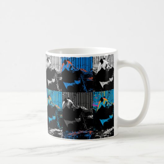 Panda Bear Multipanel Modernes Design Kaffeetasse (Rechts)