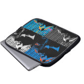 Panda Bear Multipanel Modernes Design Laptopschutzhülle (Vorne Knopf)