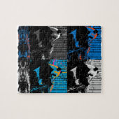 Panda Bear Multipanel Modernes Design Puzzle (Horizontal)