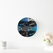 Panda Bear Multipanel Modernes Design Runde Wanduhr (Zuhause)