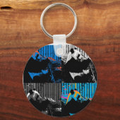 Panda Bear Multipanel Modernes Design Schlüsselanhänger (Vorderseite)
