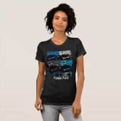 Panda Bear Multipanel Modernes Design T-Shirt (Vorne ganz)