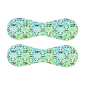Panda Bear Muster Green Print Baseball (Paneele)