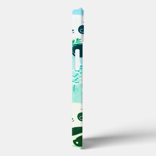 Panda Bear Muster Green Print Case-Mate iPhone Hülle (Rückseite / Rechts)