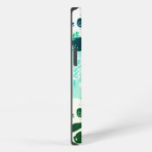 Panda Bear Muster Green Print iPhone Hülle (Rechte Seite)