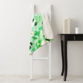 Panda Bear Muster Green Print Sherpadecke (Beispiel)
