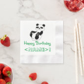 Panda Bear Napkin Serviette (Beispiel)