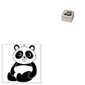 Panda Bear Niedlich Kid's Gummistempel (Stempel)