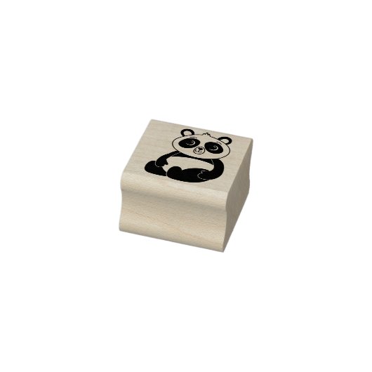 Panda Bear Niedlich Kid's Gummistempel (Stempel)