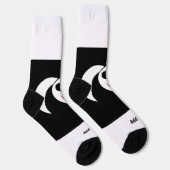 Panda Bear Niedliches Foto fügen Text Stylish Look Socken (Rechts)